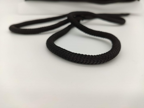 Polyester Kordel 8mm schwarz